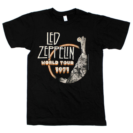 Led Zeppelin 1971 World Tour Tee Slim Fit T-shirt Front