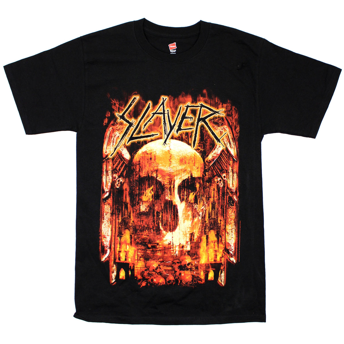 Slayer Fiery Wings 2019 World Tour Tee T-shirt Front