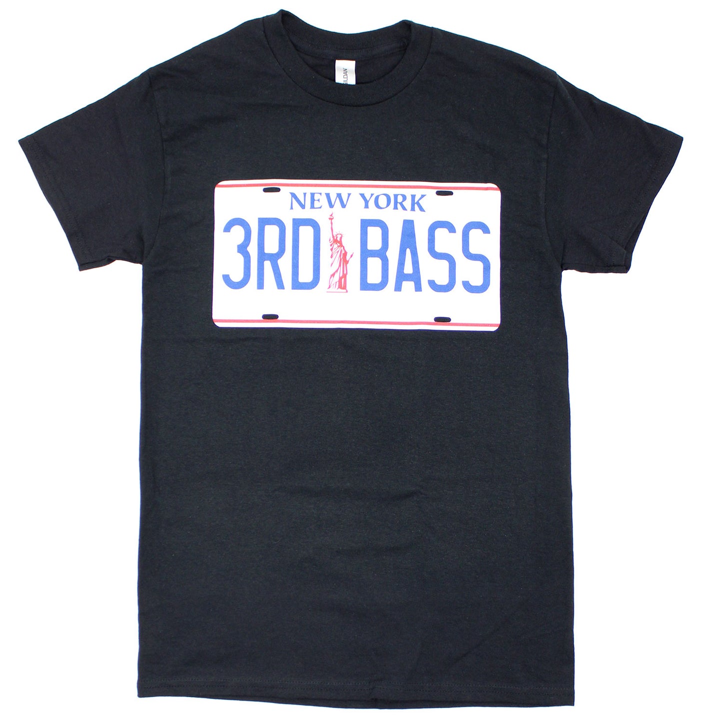 3rd Bass License Plate T-shirt Front