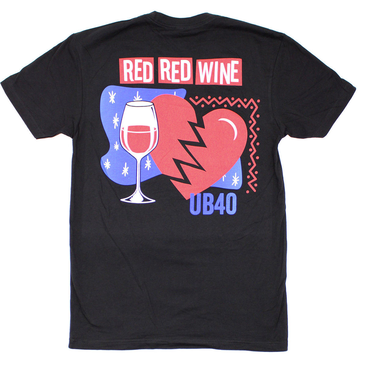 UB40 Red Red Wine T-shirt Back