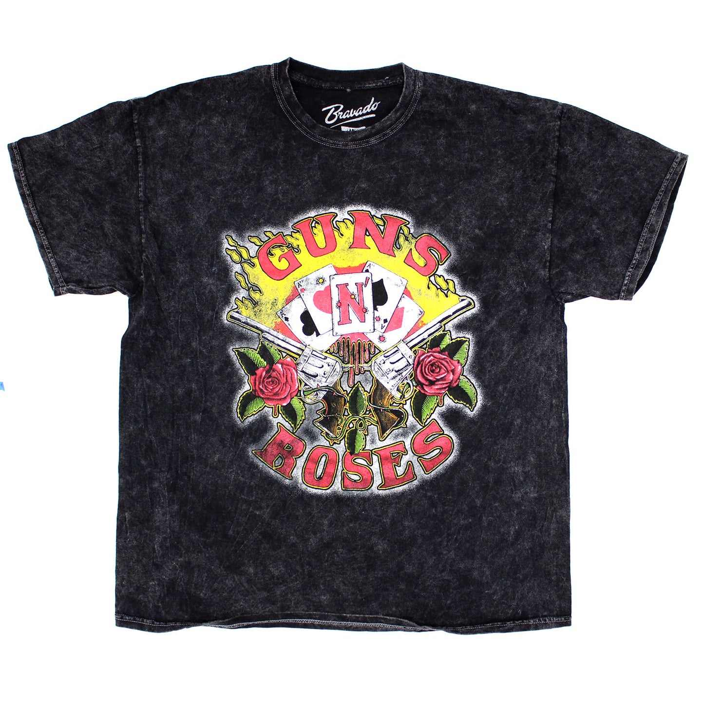 Guns N Roses Cards Vintage T-shirt Front
