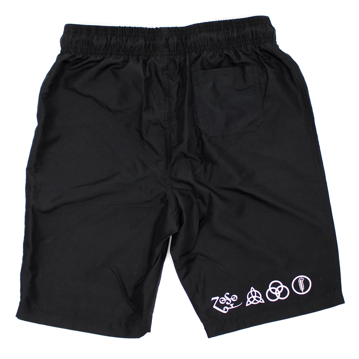 Led Zeppelin Four Symbols Board Shorts Board Shorts Back