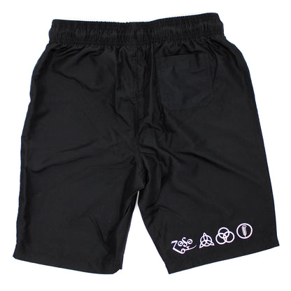 Led Zeppelin Four Symbols Board Shorts Board Shorts Back