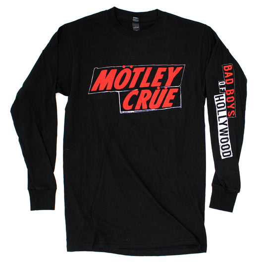 Motley Crue Bad Boys Of Hollywood Long Sleeve Front