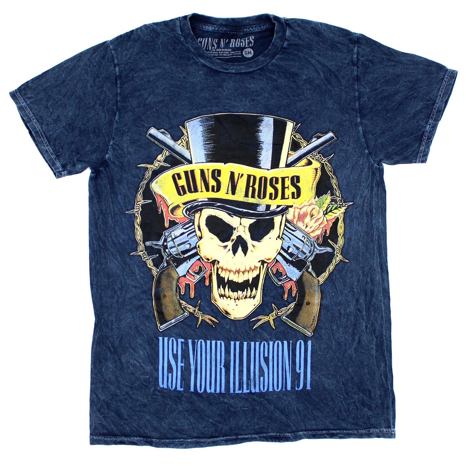 Guns N Roses Use Your Illusion 91 Vintage T-shirt Front