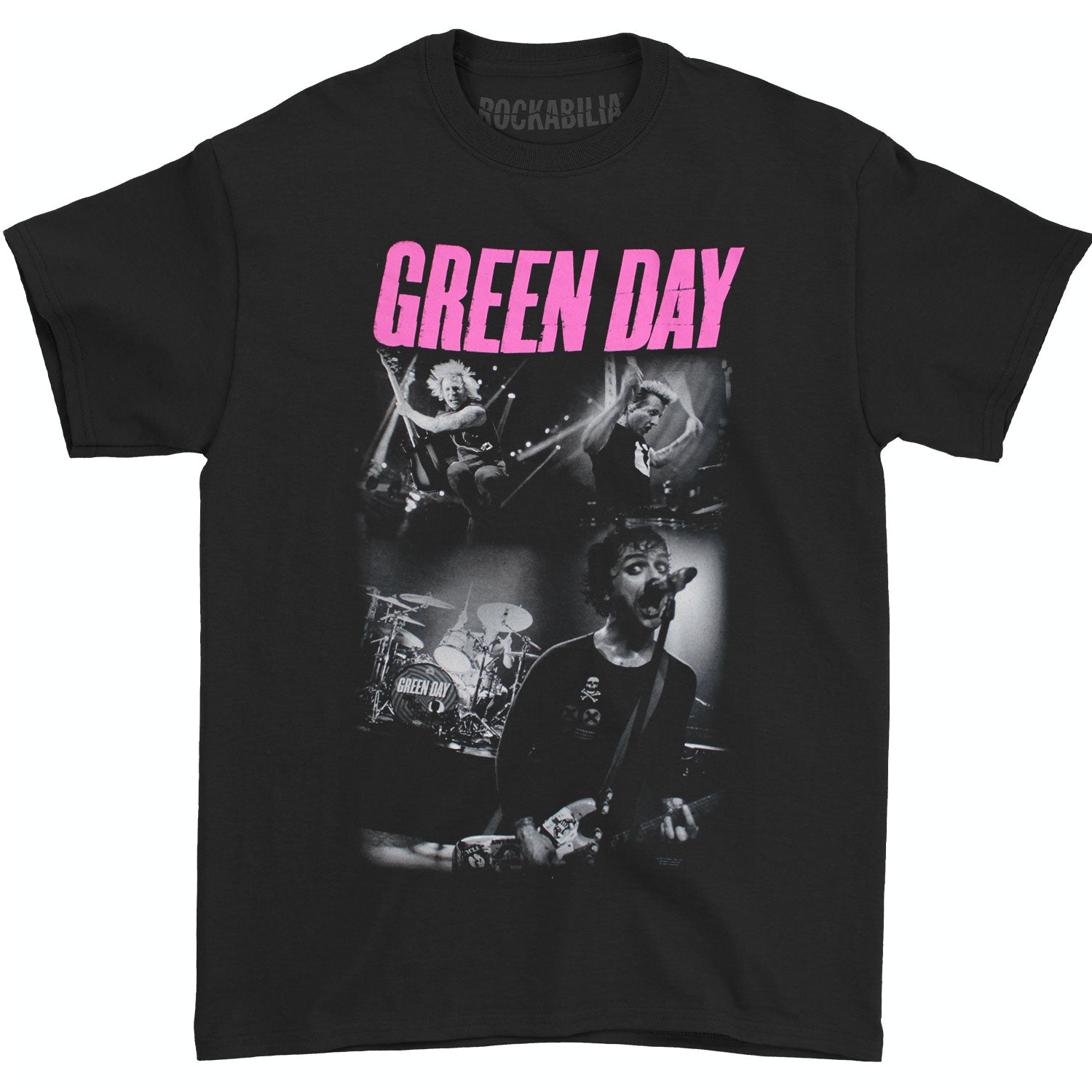 Green Day Live Collage T-shirt