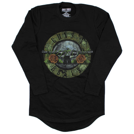 Distressed Logo Ultra Thick Long Sleeve Tee Long Sleeve