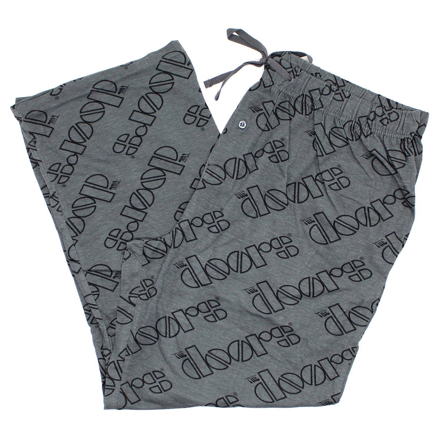 Doors Logos All Over Print Pajama Pants Lounge Pants Front