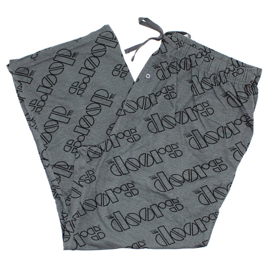 Doors Logos All Over Print Pajama Pants Lounge Pants Front
