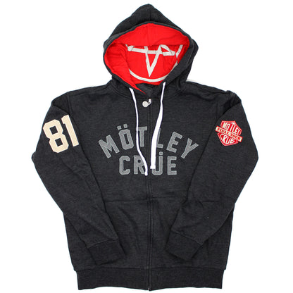 Motley Crue The End Zippered Hooded Sweatshirt