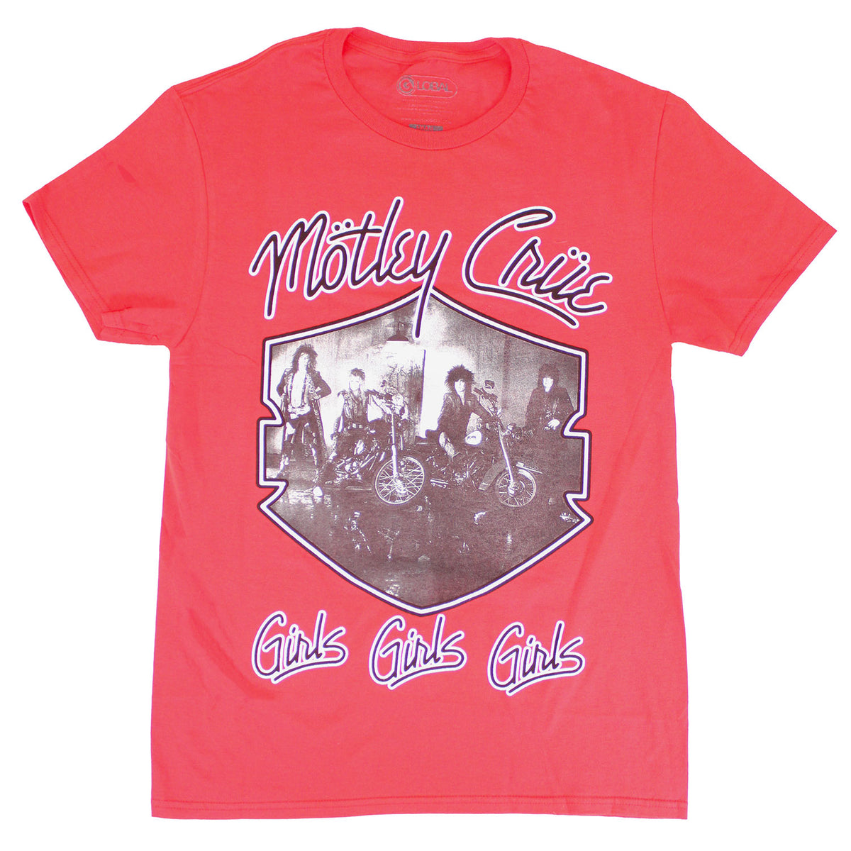 Motley Crue Bad Boys of Rock and Roll T-shirt Front