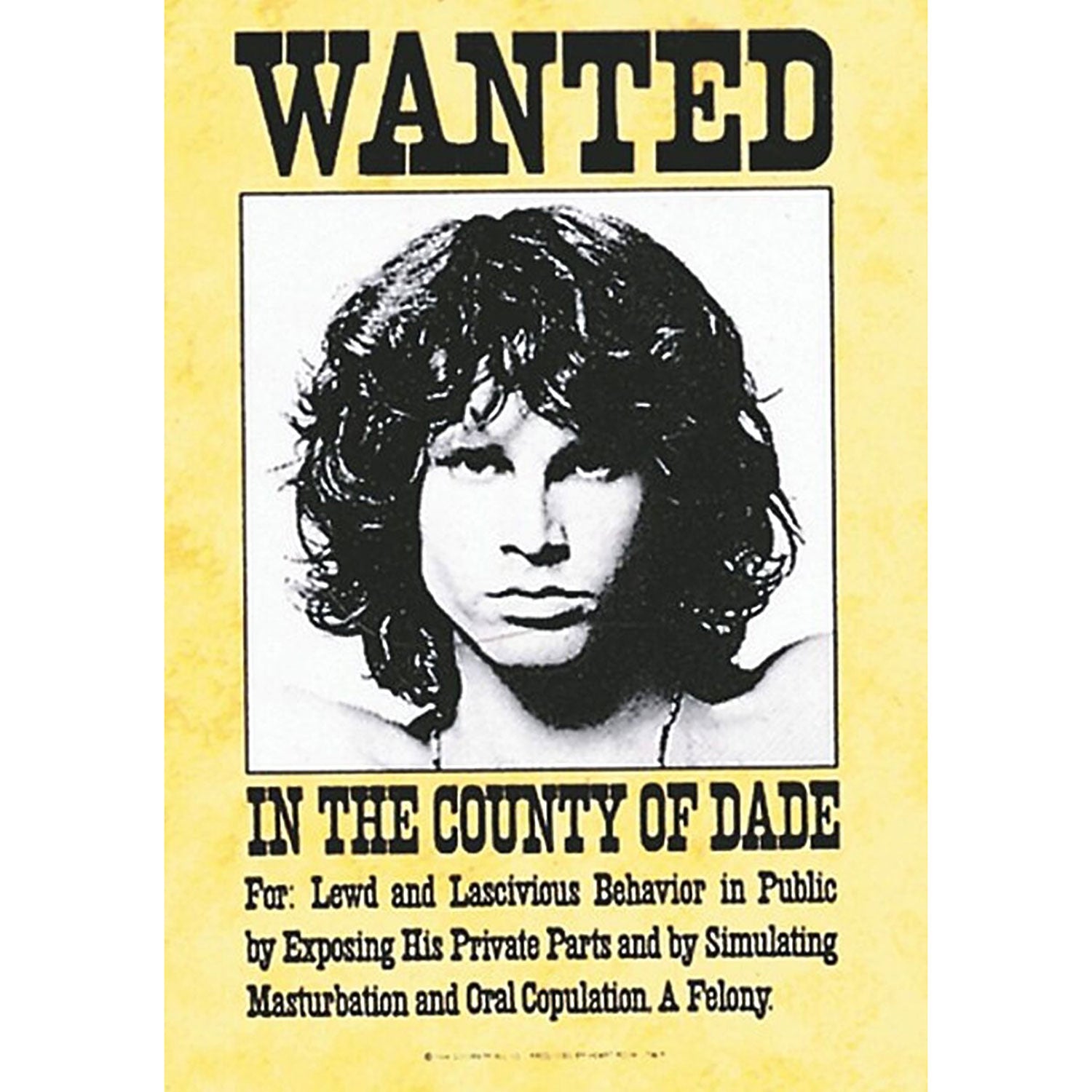 Doors Wanted Poster Flag Front