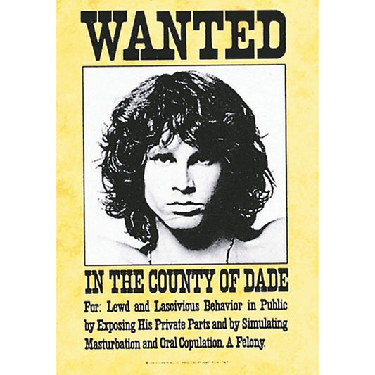 Doors Wanted Poster Flag Front