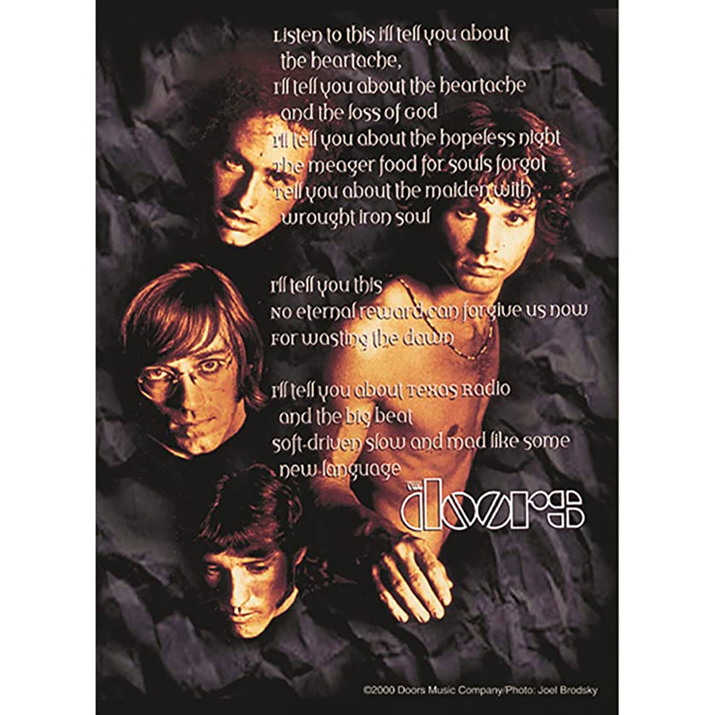 Doors Poem Poster Flag Front