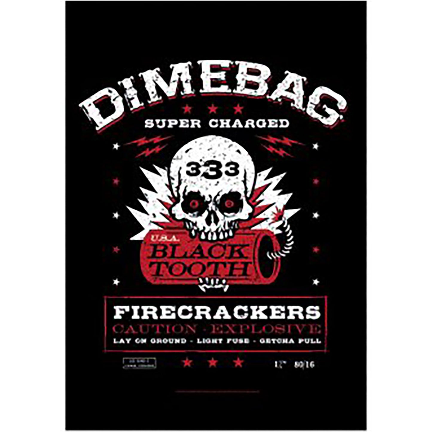 Dimebag Darrell Firecrackers Poster Flag Front