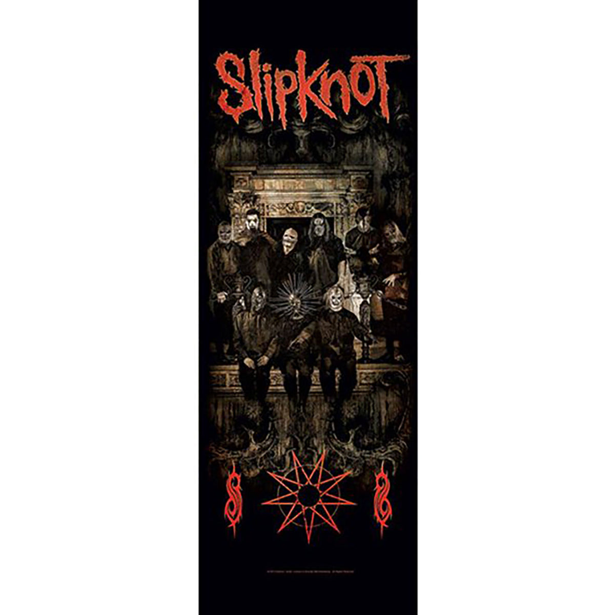 Slipknot Crest Poster Flag Front