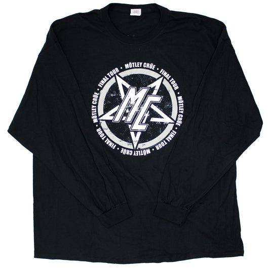 Motley Crue Biker Colors Long Sleeve Tee Long Sleeve Front