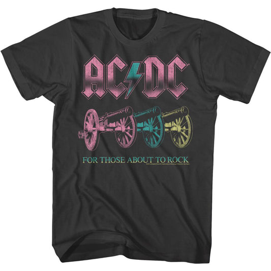 AC/DC Cannons T-shirt Front