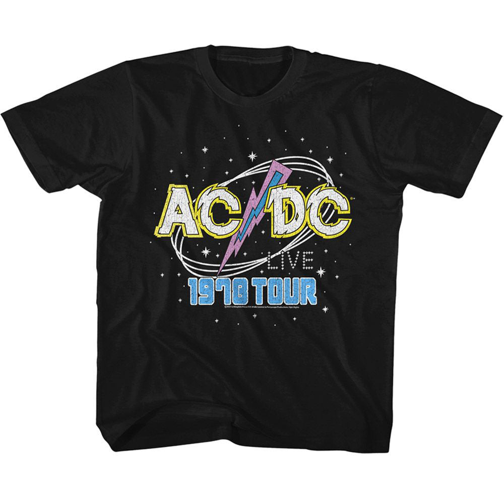 AC/DC 1978 Tour Kids Childrens T-shirt Front