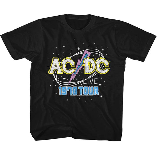 AC/DC 1978 Tour Kids Childrens T-shirt Front