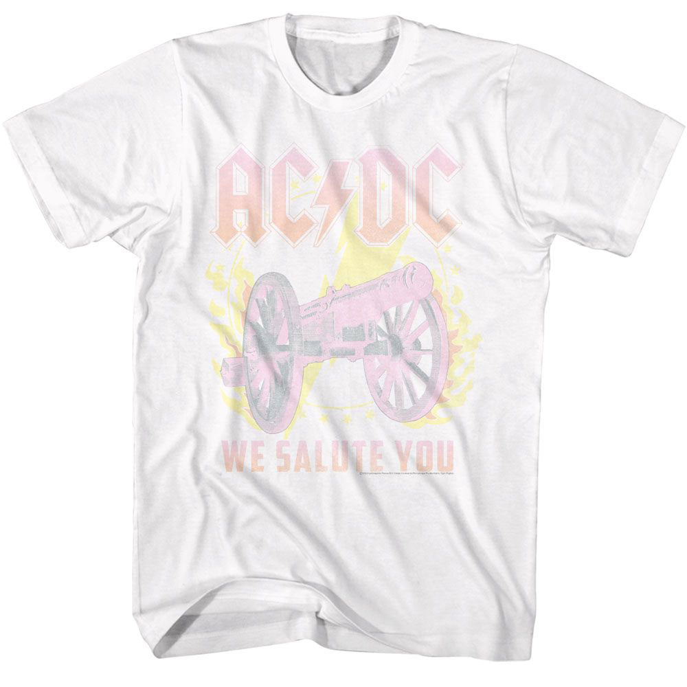 AC/DC Flame Cannon T-shirt Front