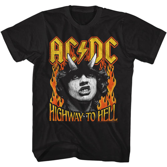 AC/DC Highway To Hell Fire T-shirt Front
