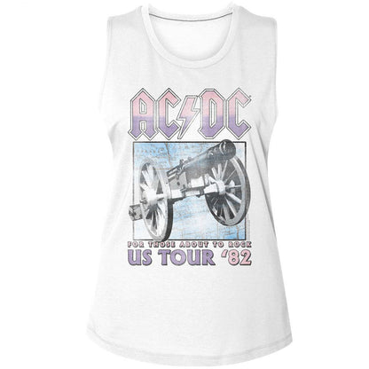 AC/DC Those About To Rock Tour Womens Tank