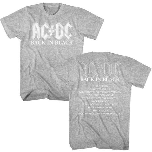 AC/DC Bnb Album T-shirt Front