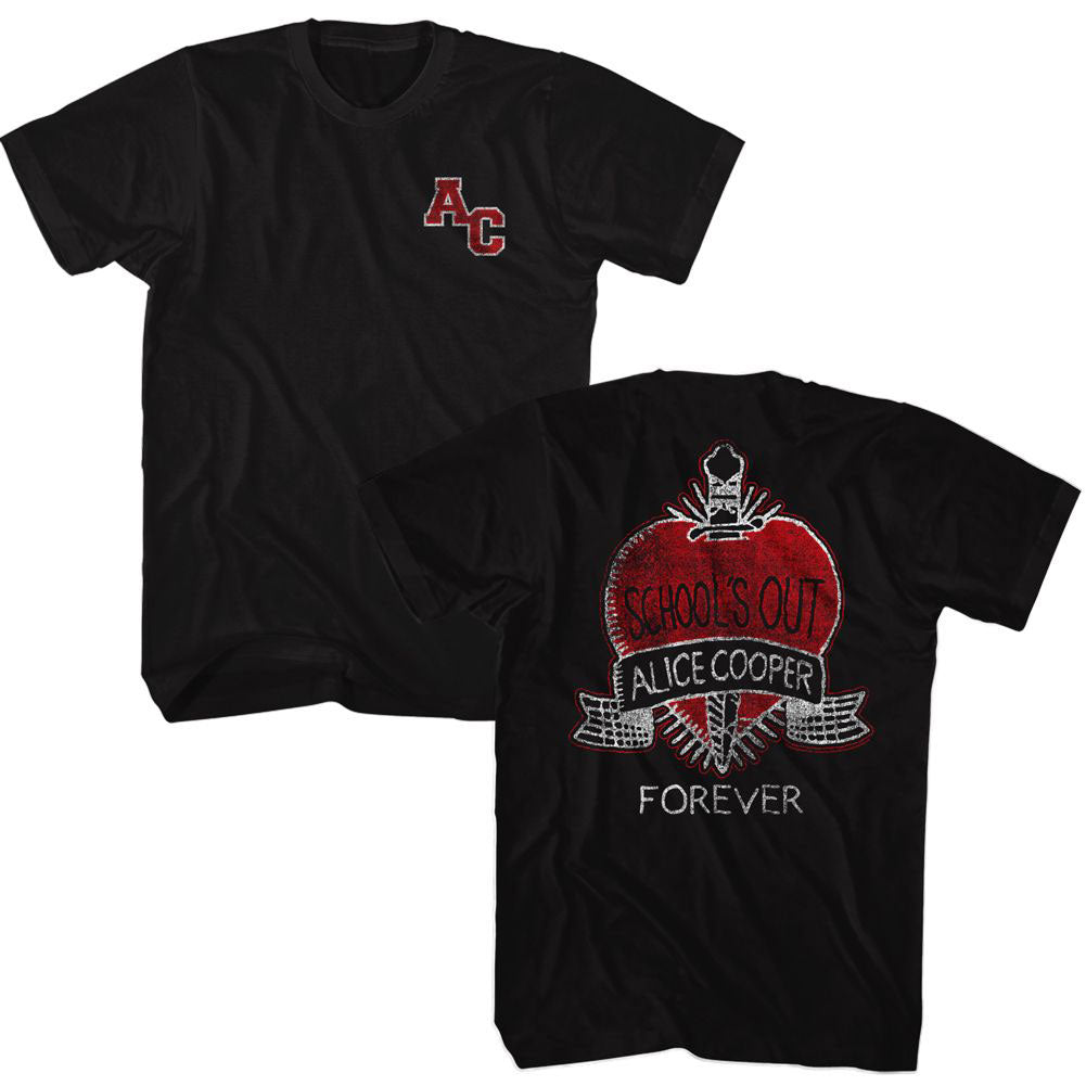 Alice Cooper Schools Out Varsity T-shirt Front