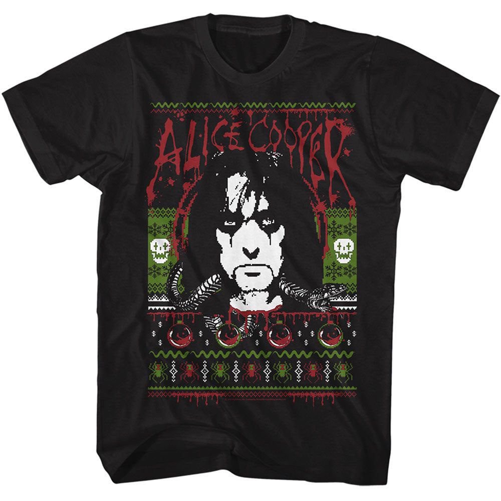 Alice Cooper Alice Christmas T-shirt Front