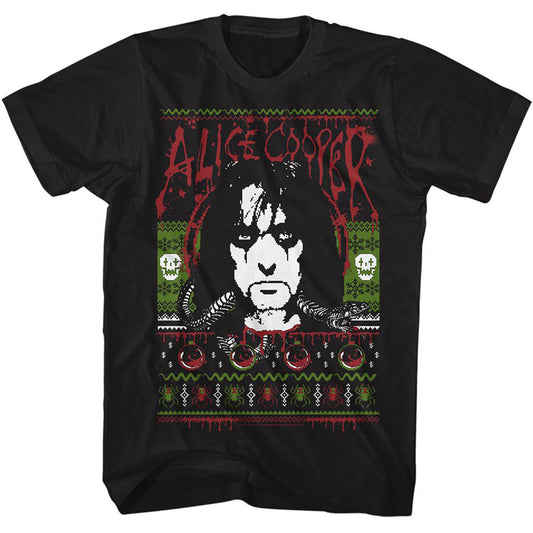 Alice Cooper Alice Christmas T-shirt Front
