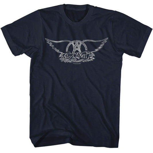 Aerosmith Wings Logo Light T-shirt Front