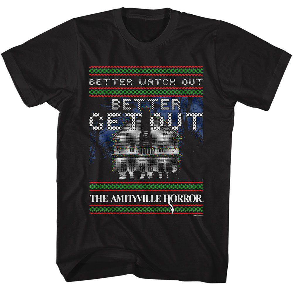 Amityville Horror Better Get Out T-shirt Front