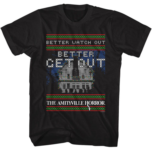 Amityville Horror Better Get Out T-shirt Front