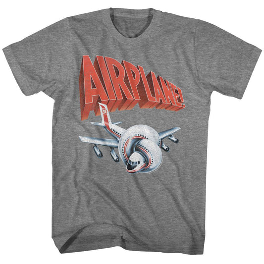 Airplane Plane And Logo T-shirt Front
