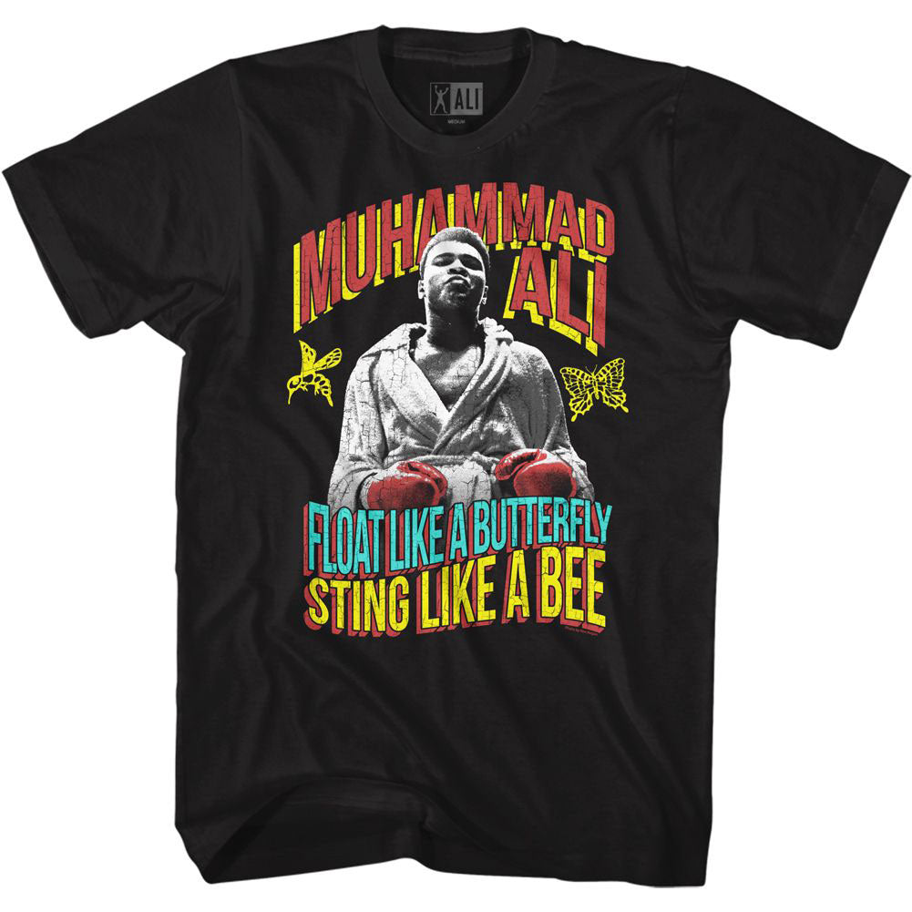 Muhammad Ali Float Sting Tricolor T-shirt Front