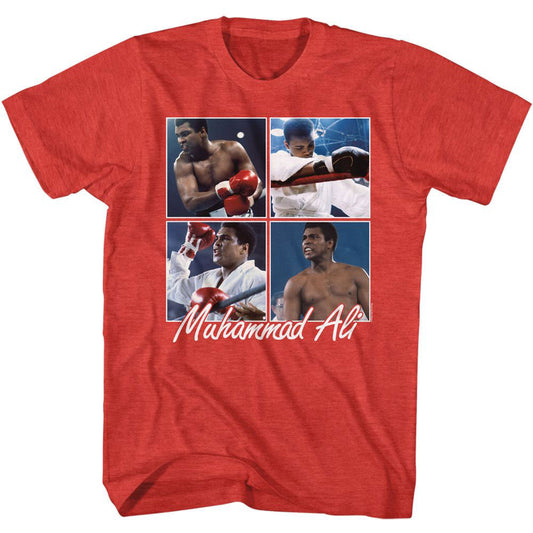 Muhammad Ali Ali Four Squares T-shirt Front
