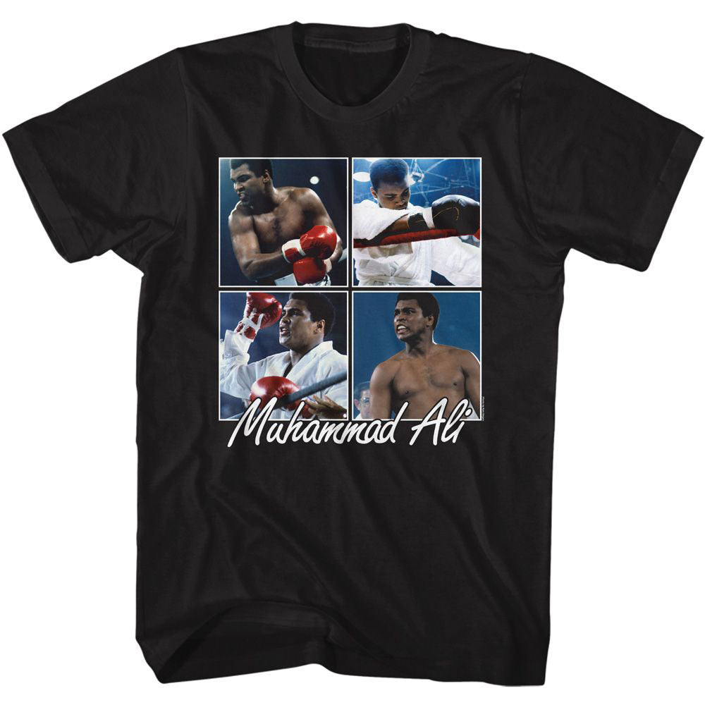 Muhammad Ali Ali Four Squares T-shirt Front