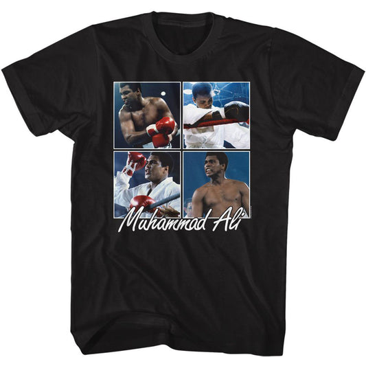 Muhammad Ali Ali Four Squares T-shirt Front