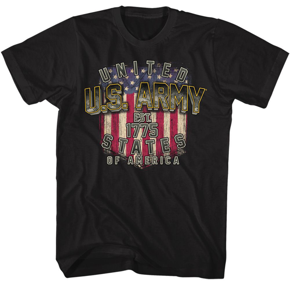 Army-us Army And Flag T-shirt Front