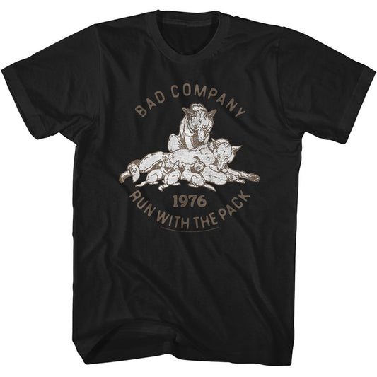 Bad Company Run With The Pack T-shirt Front