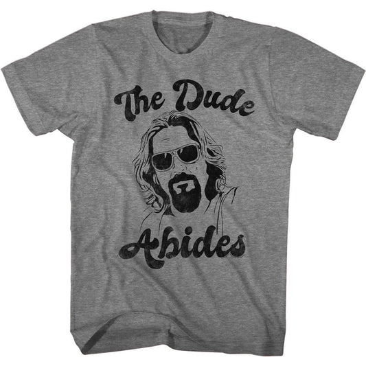 Big Lebowski The Dude Abides T-shirt Front