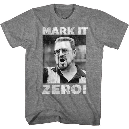 Big Lebowski Mark It Zero T-shirt Front