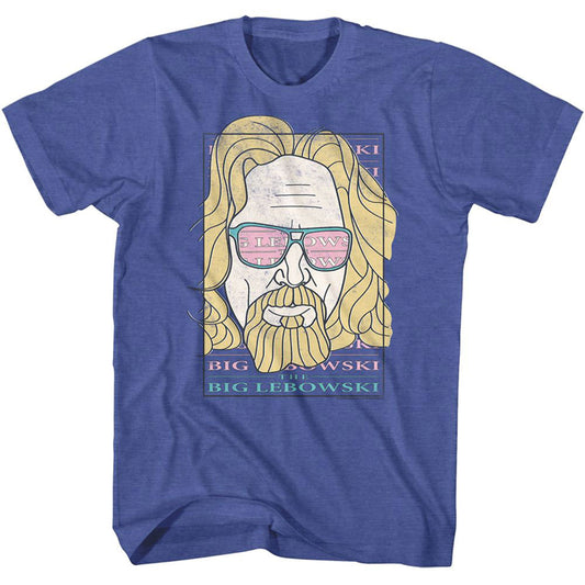 Big Lebowski Logo Sunglasses T-shirt Front