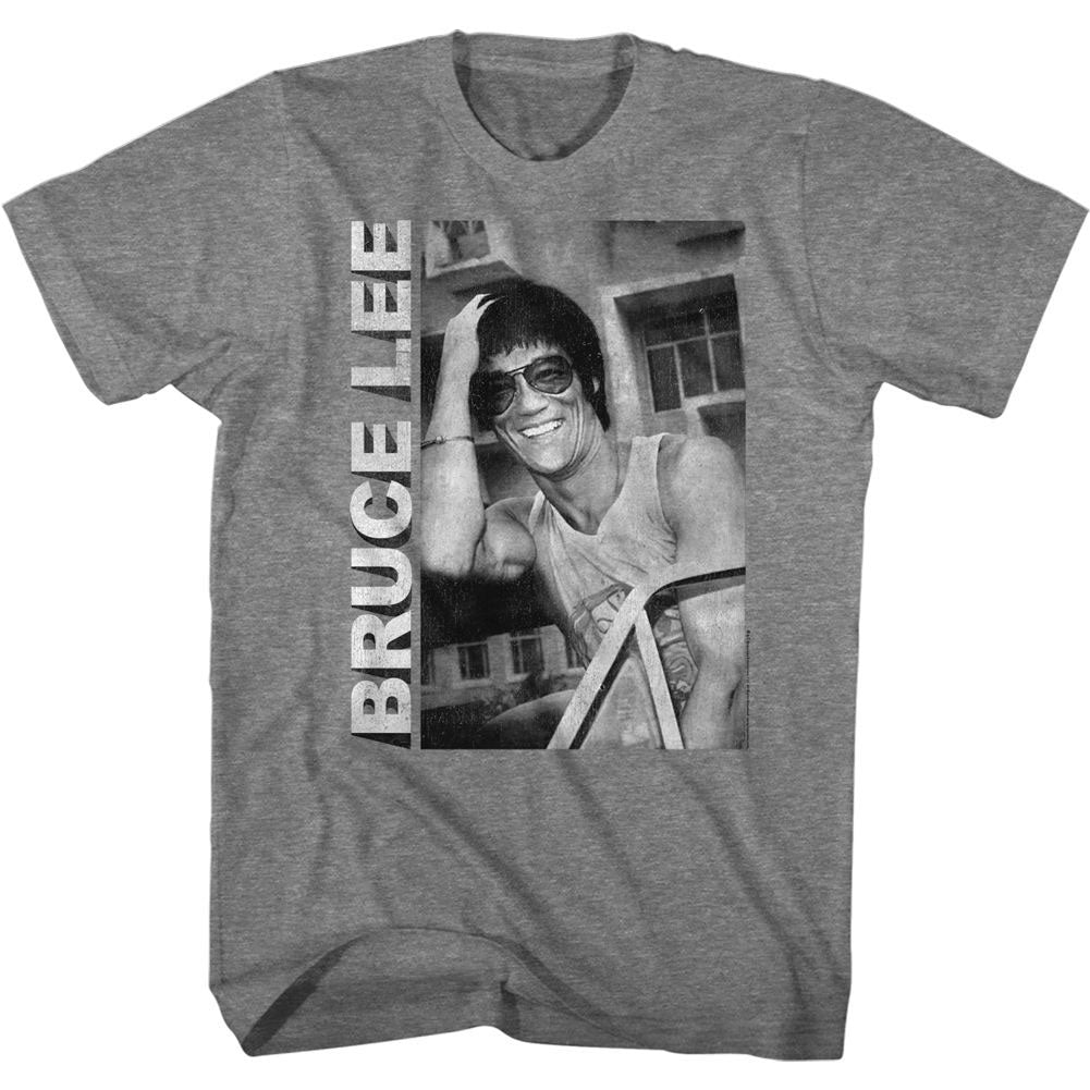 Bruce Lee Casual Smiling 2 T-shirt Front