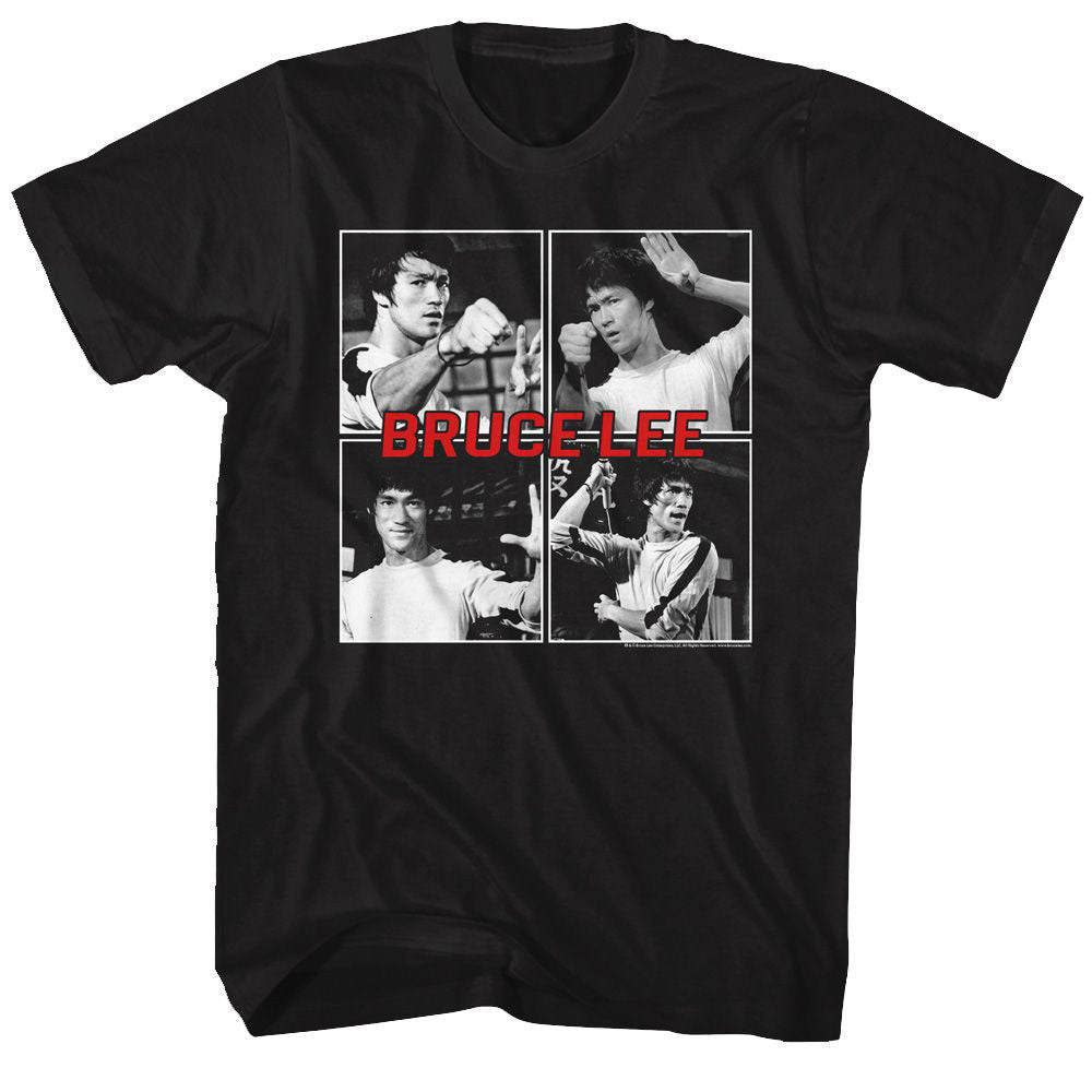 Bruce Lee Four Squares T-shirt Front