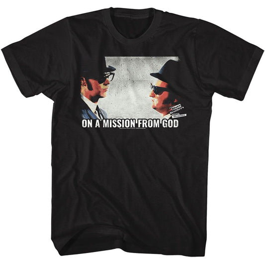 The Blues Brothers On A Mission T-shirt Front