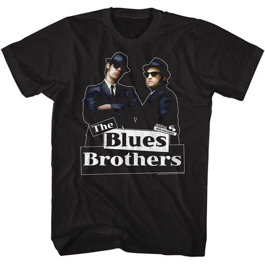 The Blues Brothers New Blue T-shirt Front