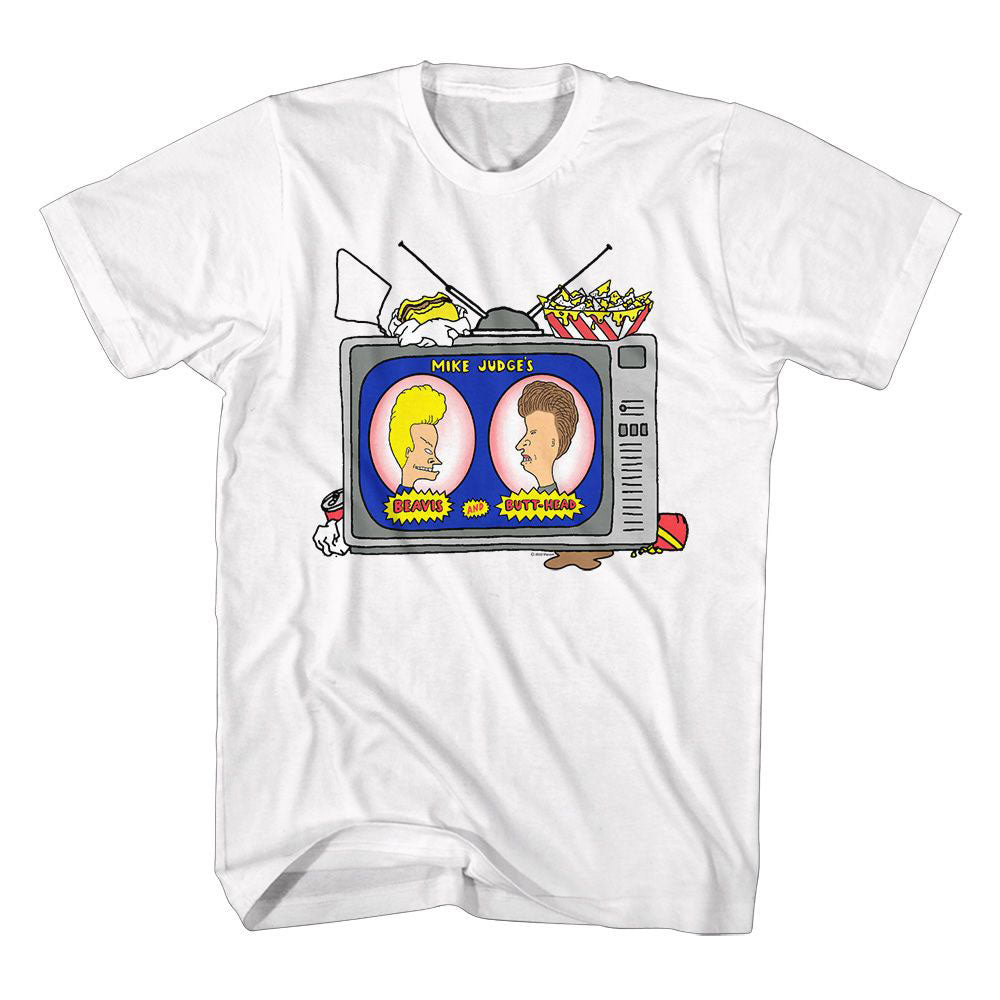 Beavis And Butthead Junk Food T-shirt Front