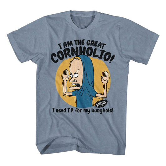 Beavis And Butthead The Great Cornholio T-shirt Front